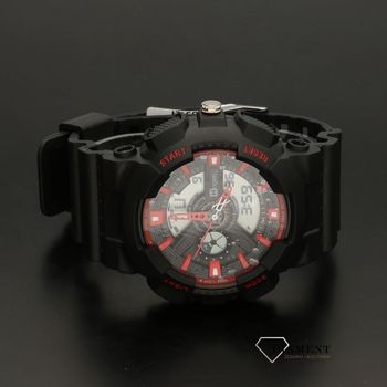 Męski zegarek Hagen HA-341AD czarno-czerwony (3).jpg